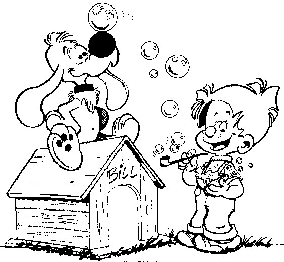 Coloring page Boule and Bill