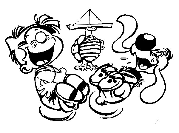 Desenho para colorir Boule e Bill