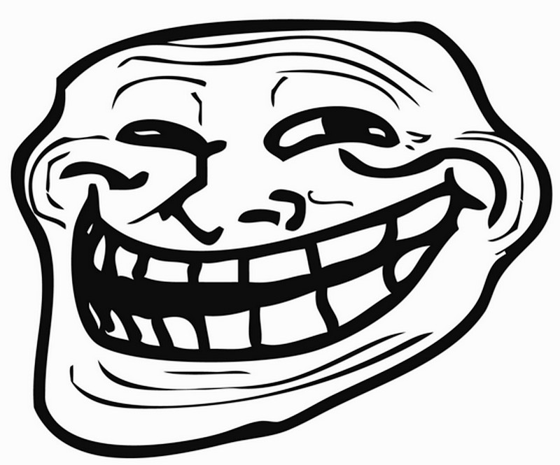 Kleurplaat Troll Face Quest