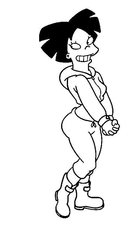 Dibujo Para Colorear Futurama Game Of Drones Amy Wong 10