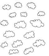 Coloring page Surround clouds by ?