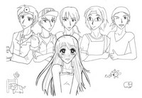 Coloring Pages Harvest Moon - Morning Kids