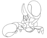 Dibujo para colorear Crabrawler