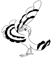 Coloring page Oricorio (Baile Style)