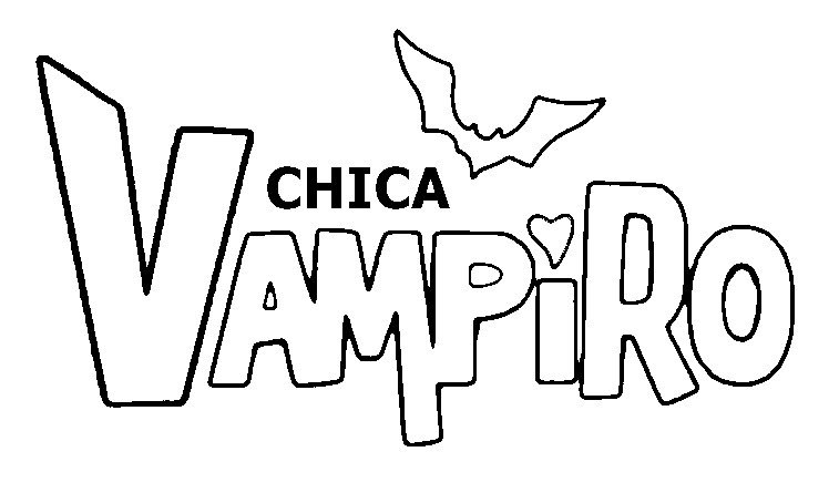 Dibujo para colorear Chica Vampiro