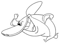 Coloring Pages Zig and Sharko - Morning Kids