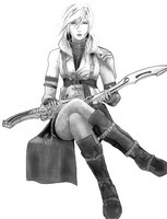 Coloring page Final Fantasy XIII - Lightning