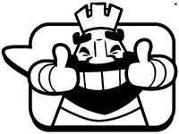 Coloring Pages Clash Royale Morning Kids
