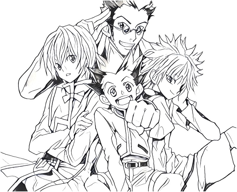 Coloring page Hunter X Hunter