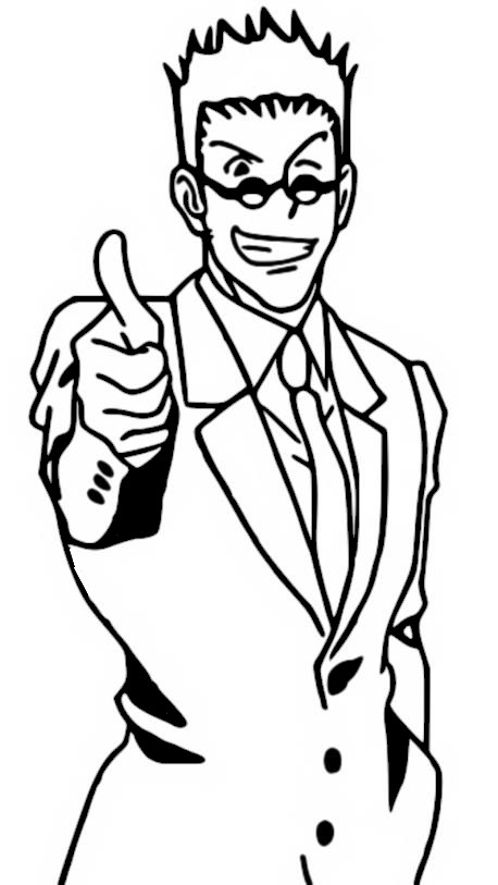 Coloring page Leorio Paradinight