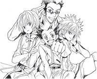 Coloring Pages Hunter X Hunter - Morning Kids