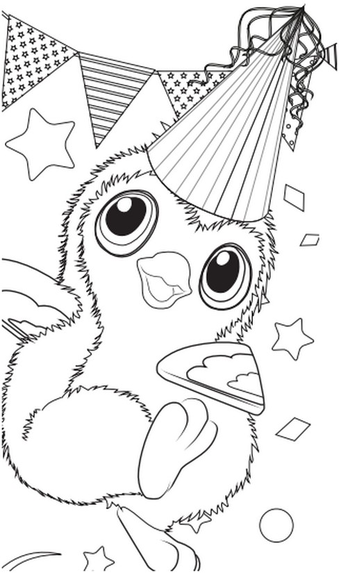 Desenho para colorir Hatchimals