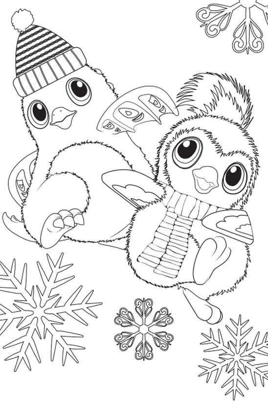 Coloring Pages Hatchimals Morning Kids