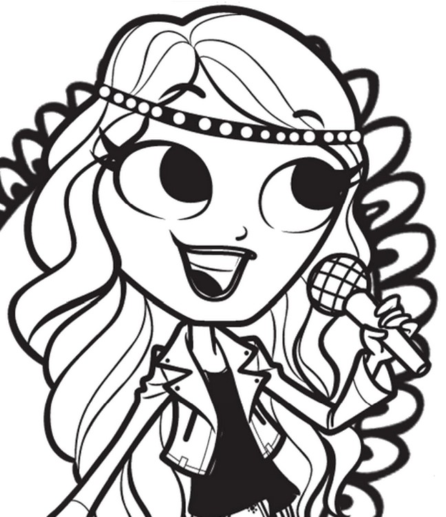 Coloring page Maggie and Bianca Fashion Friends