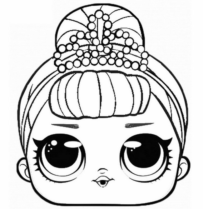 Coloring Page Lol Surprise Doll Fancy 12