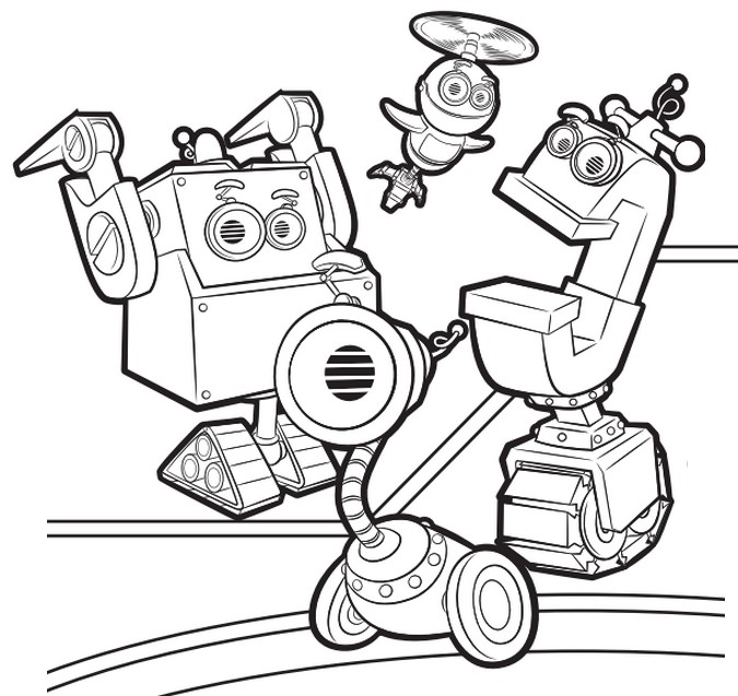 Coloring page Rusty Rivets