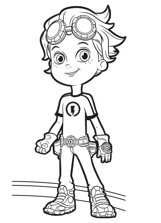 Disegno da colorare Rusty Rivets