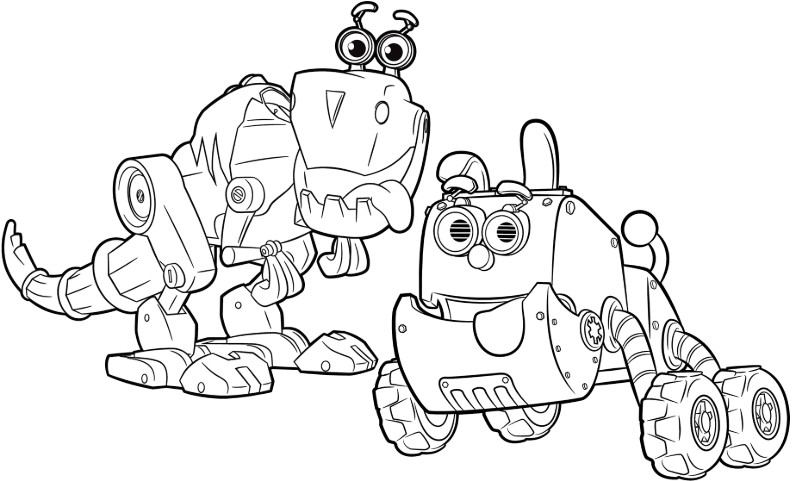 Coloring page Rusty Rivets