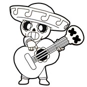 Learn the stats, play tips and damage values for poco from brawl stars! Dessin Poco Brawl Stars . Malvorlagen Brawl Stars Morning Kids