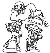 Coloring Pages Brawl Stars Morning Kids