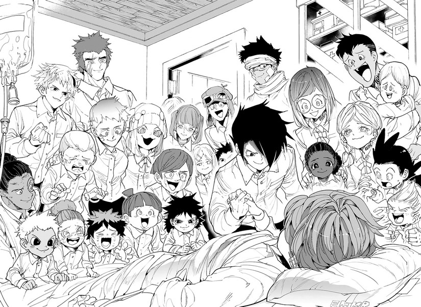 Målarbok The Promised Neverland