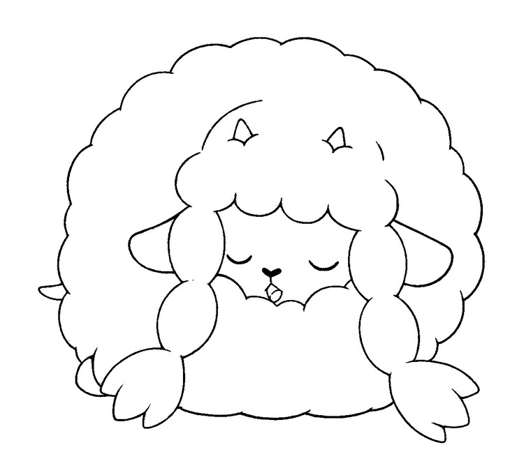 Coloring page Wooloo
