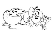 Dibujo para colorear Diddlina