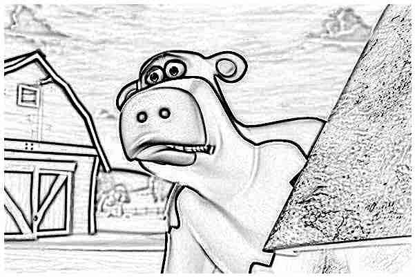 Coloring page Barnyard