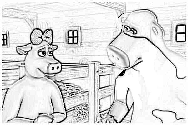 Coloring page Barnyard