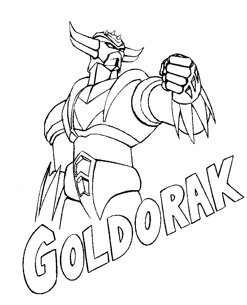 Dibujo para colorear Goldorak