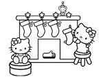 Coloring Pages Hello Kitty - Morning Kids
