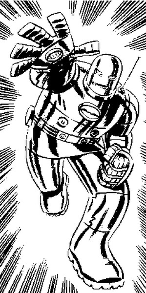 Desenho para colorir Iron Man