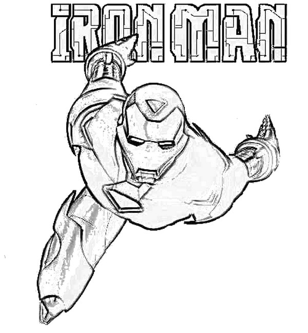 Ironman Logo Coloring Pages Coloring pages iron man
