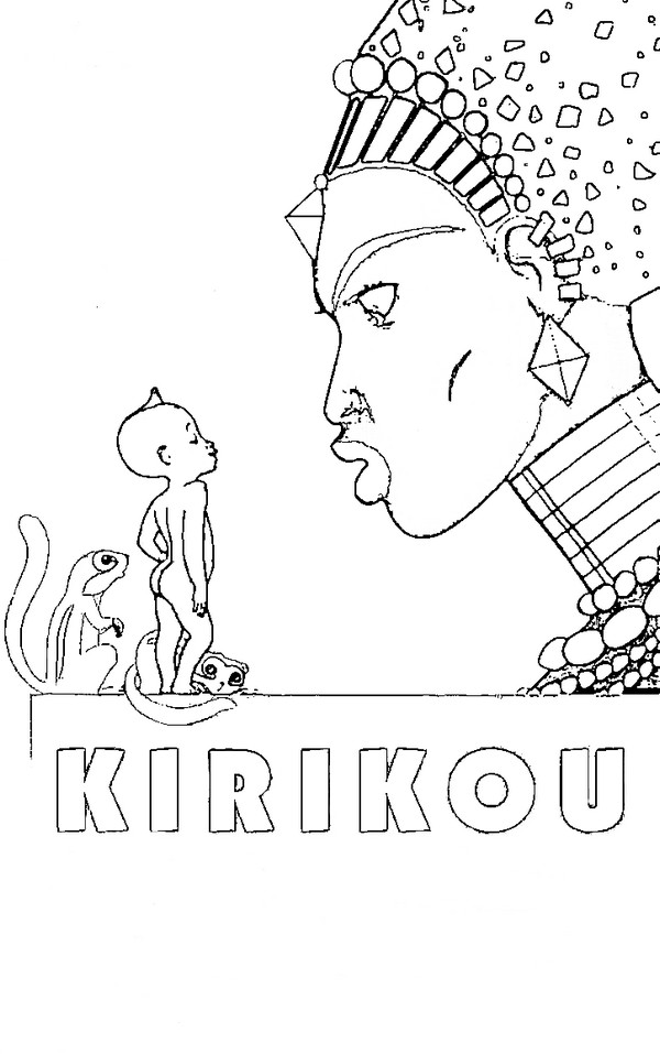 Coloring page Kirikou