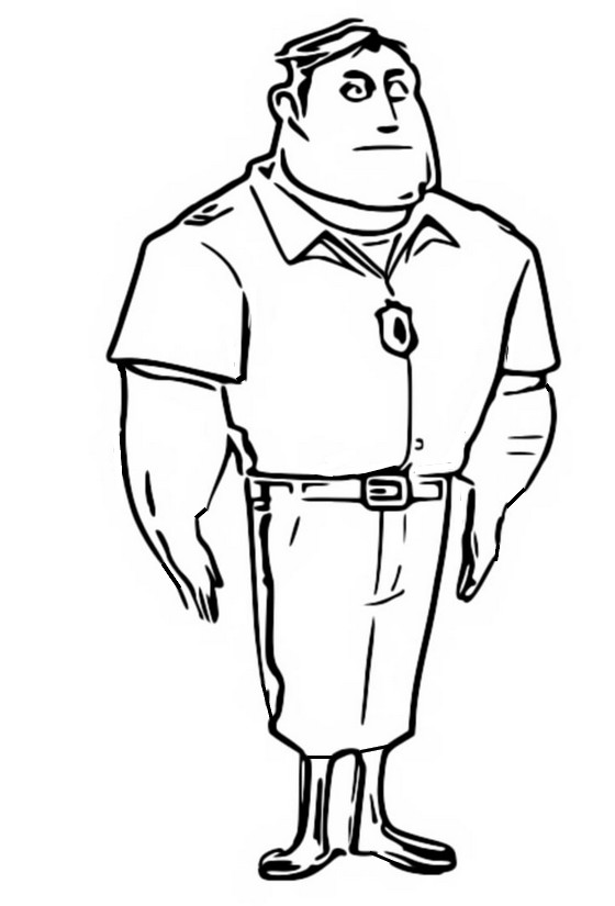 Coloring page Ranger