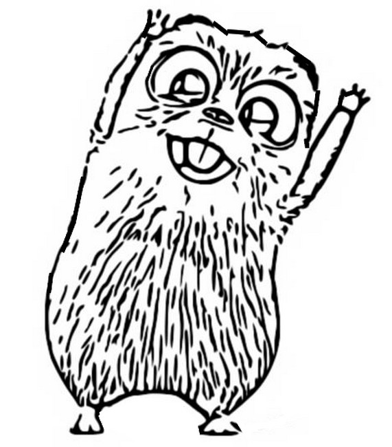 Coloring page Lemming