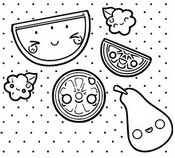 Coloring page Fruits