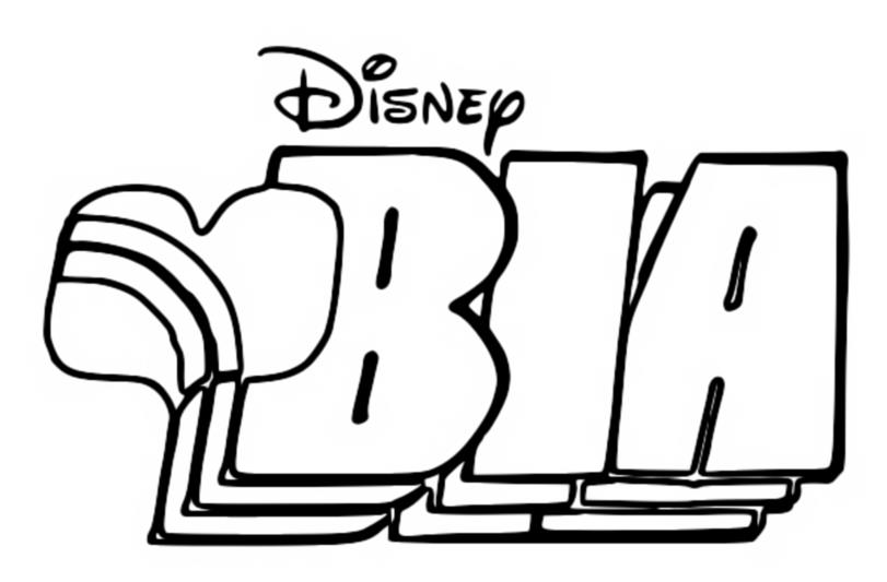 Kleurplaat Bia Disney
