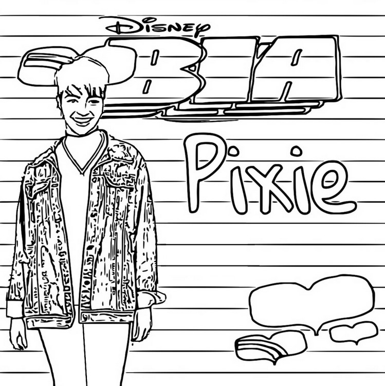 Desenho para colorir Pixie