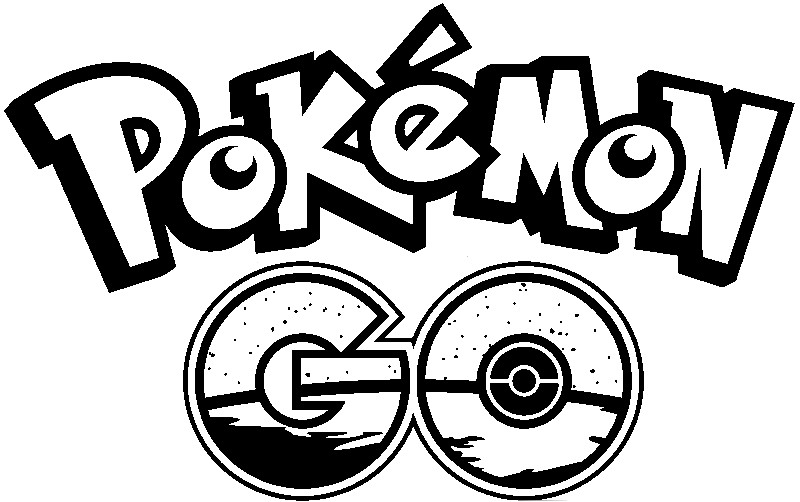 Desenho para colorir Pokémon Go