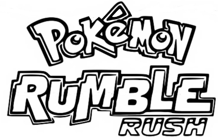 Målarbok Pokémon Rumble Rush