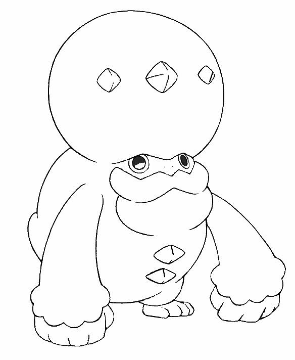 Dibujo para colorear Darmanitan Forma de Galar