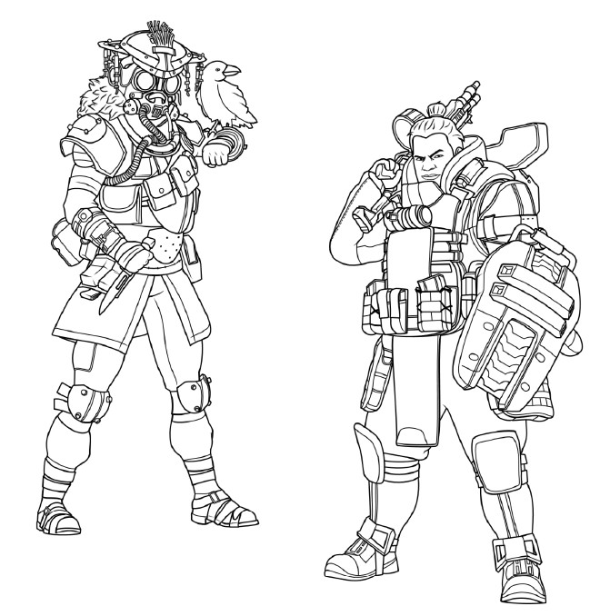 15 Apex Legends Coloring Pages Pathfinder - Printable Coloring Pages