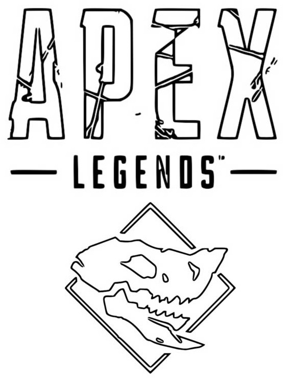 Kleurplaat Apex Legends