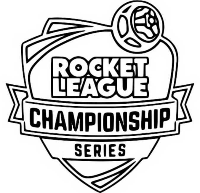 Kleurplaat Rocket League