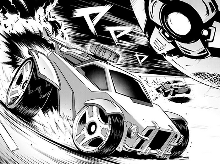 Coloring page Rocket League 9