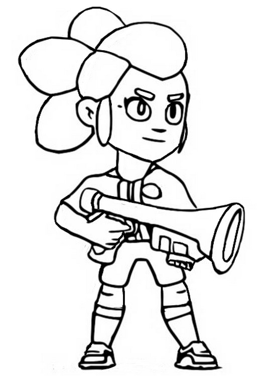 Brawl Stars Coloring Pages Sprout - Coloring and Drawing