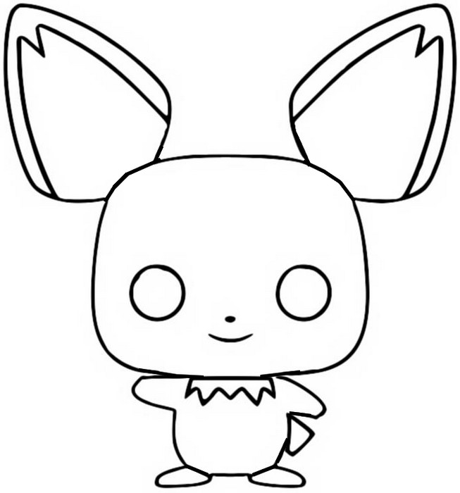 Dibujo para colorear Pichu