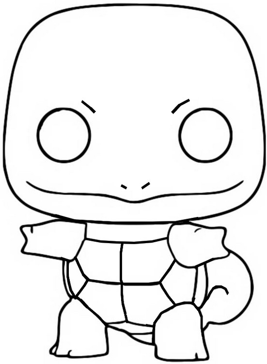 Coloriage Squirtle - Carapuce