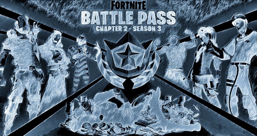 Coloring Page Fortnite Chapter 2 Season 3 Battle Pass 6